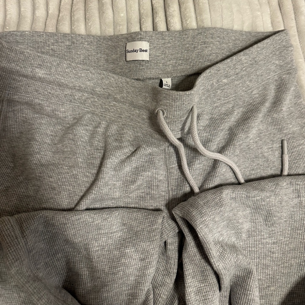 Aritzia (sunday best) baby waffle pants
